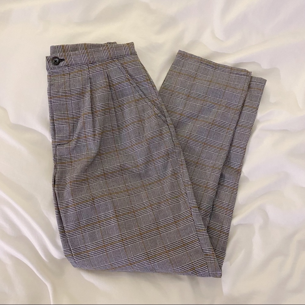 Urban Renewal Gray Plaid Slacks